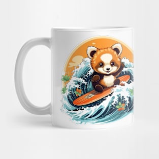 Red Panda Surf Mug